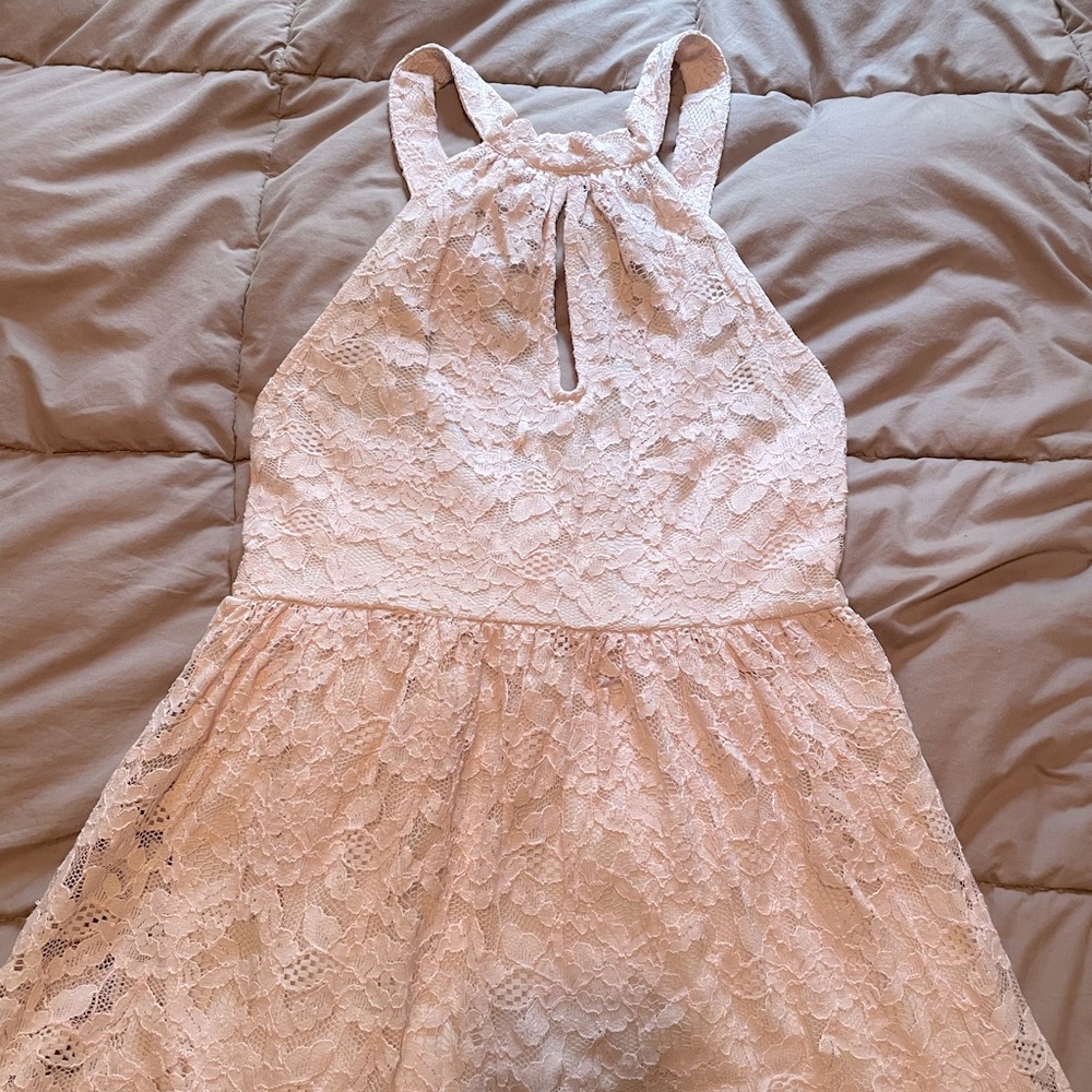 Pink Lace Dress